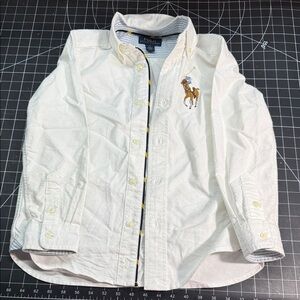 Polo by Ralph Lauren White Shirt Jacket